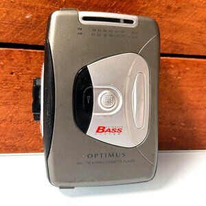 Optimus SCP-102 AM/FM Stereo Digital Tuning Cassette Player WalkmanVintage 90s